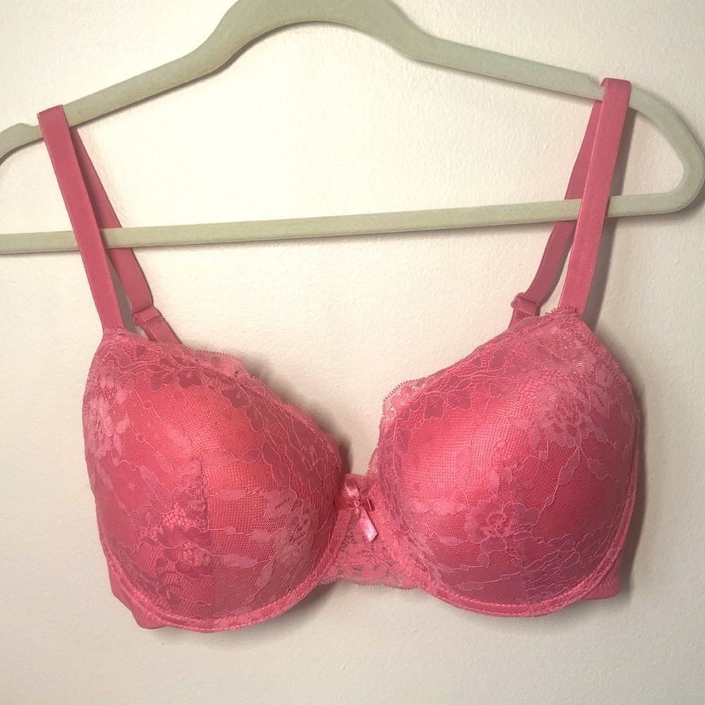 Laura Ashley Laced Cup Plus Size Bra  -38D